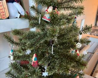 'TIny little tree with mini ornaments 