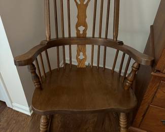 oak rocker 