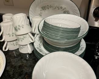 Correlle dishes 