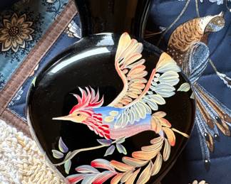 Fenton hand painted and signed #RandyFenton#Black##hand#painted#signed 