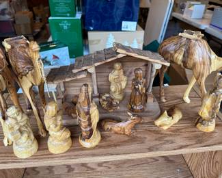 3nativity#holyland#carvedwood#Christmasiscoming