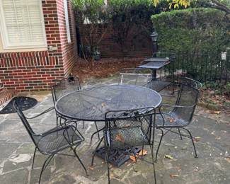 wrought iron patio furniture