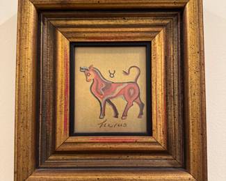 "Taurus and Leo" art