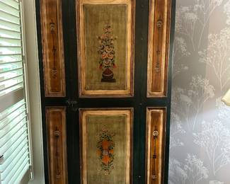 Painted Amoire with two shelves