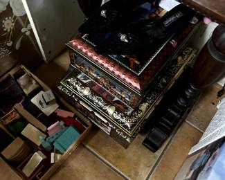 vintage tins, brand new Brighton Shoes