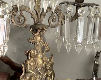 Civil war 3 candle cadleabra