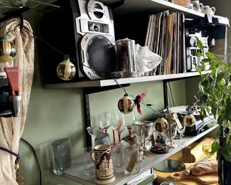 Pfaltzgraff containers, glassware