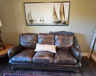 Leather sofa