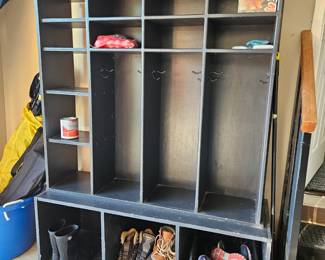 mud room shelving unit
