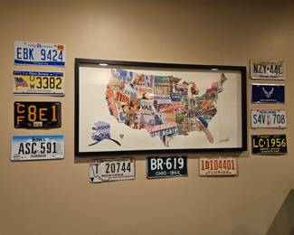 Vintage license plates
