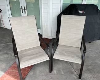 2 Patio Chairs.