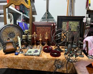 Mirror, Wall Art, Home Decor, Ruby Red Plates.