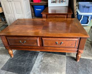 Matching Coffee and End Tables.