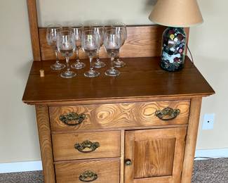 Antique Wash Stand w/Towel Rack.