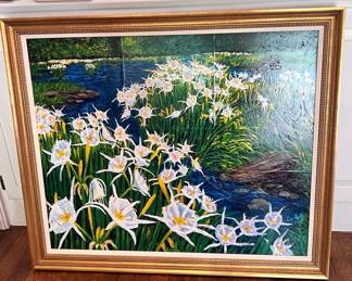 Cahaba Lilly Painting