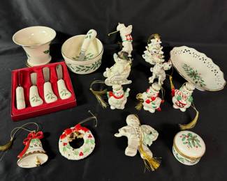 Lenox Holiday with Ornaments