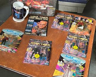 HUGE Lot of New in Box Star Trek Toys, Figurines, Games and More!