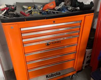 Kubota Toolbox Full of Tools