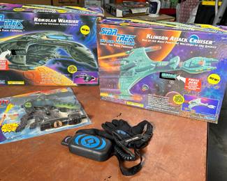 HUGE Lot of New in Box Star Trek Toys, Figurines, Games and More!