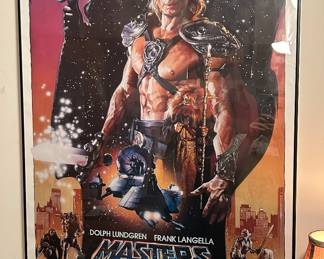 Masters of the Universe Framed Movie Poster
