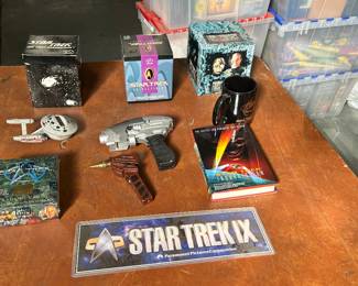 HUGE Lot of New in Box Star Trek Toys, Figurines, Games and More!