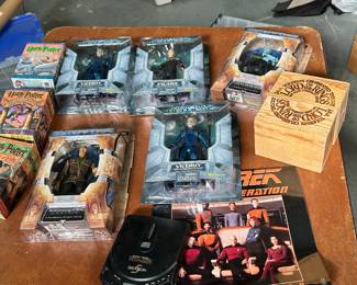 HUGE Lot of New in Box Star Trek Toys, Figurines, Games and More!
