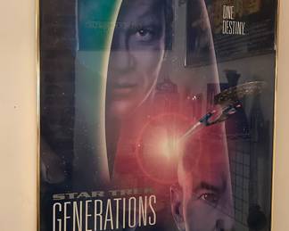 Star Trek Generations Framed Movie Poster