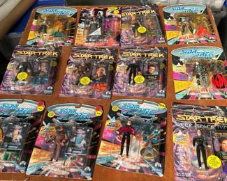 HUGE Lot of New in Box Star Trek Toys, Figurines, Games and More!