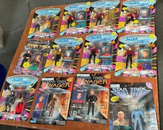 HUGE Lot of New in Box Star Trek Toys, Figurines, Games and More!