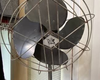 vintage heavy standing fan