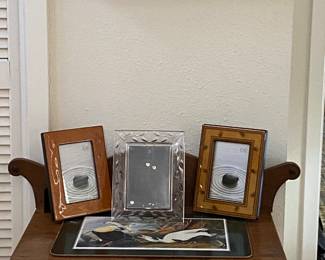 antique low side table w drawer