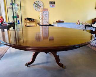 NOLA large dining table. this could be your new holiday center piece