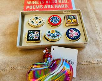 sweet glass objects abound