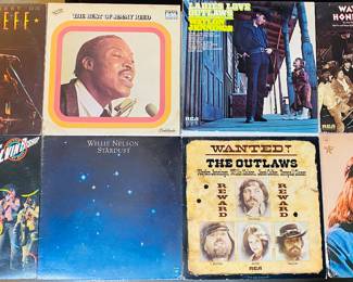 excellent vinyl choices here. essential Waylon Willie and Jerry Jeff, Doug Sham and more for some added fun to your collection