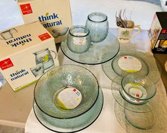Euro glass ware is organic and lovely