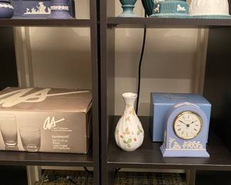 Wedgwood porcelain NIB glassware