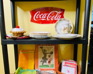 colorful NOS vintage things, love notes, stepping stones, Texas and bluebonnet tumblers