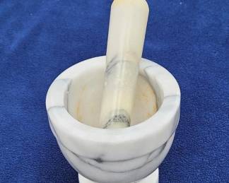 Marble Mortar & Pestle
