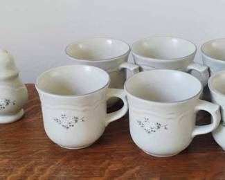 Pfaltzgraff Mugs and Salt Pepper Shakers