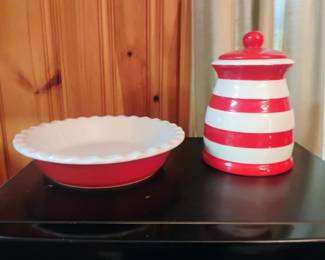 Simply Perfect Pie Dish and Canister
