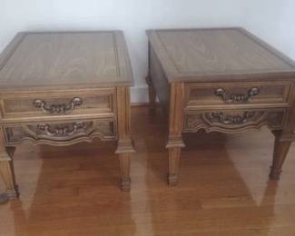 Pair Mid Century End Tables