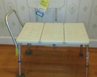 3 Panel Tub Transfer Bench