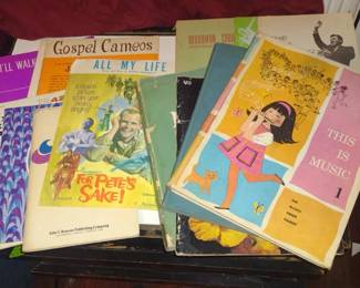 Music Book and Sheet Music Lot