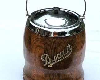 Vintage English Biscuit Canister