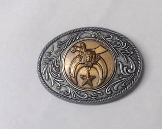 Shriners Freemason Belt Buckle