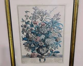 Robert Furber Floral Bouquet Framed Art