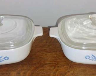 Blue Cornflower Corning Ware Casserole Dishes