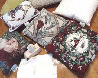 Throw Pillows and Table Runner