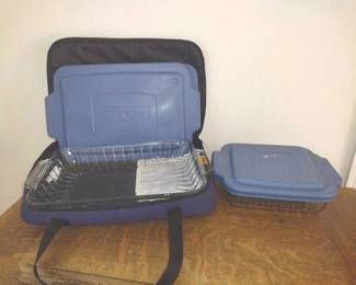 Anchor Hocking Dishes with Tote