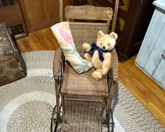 Victorian Baby Carriage/Wheelchair